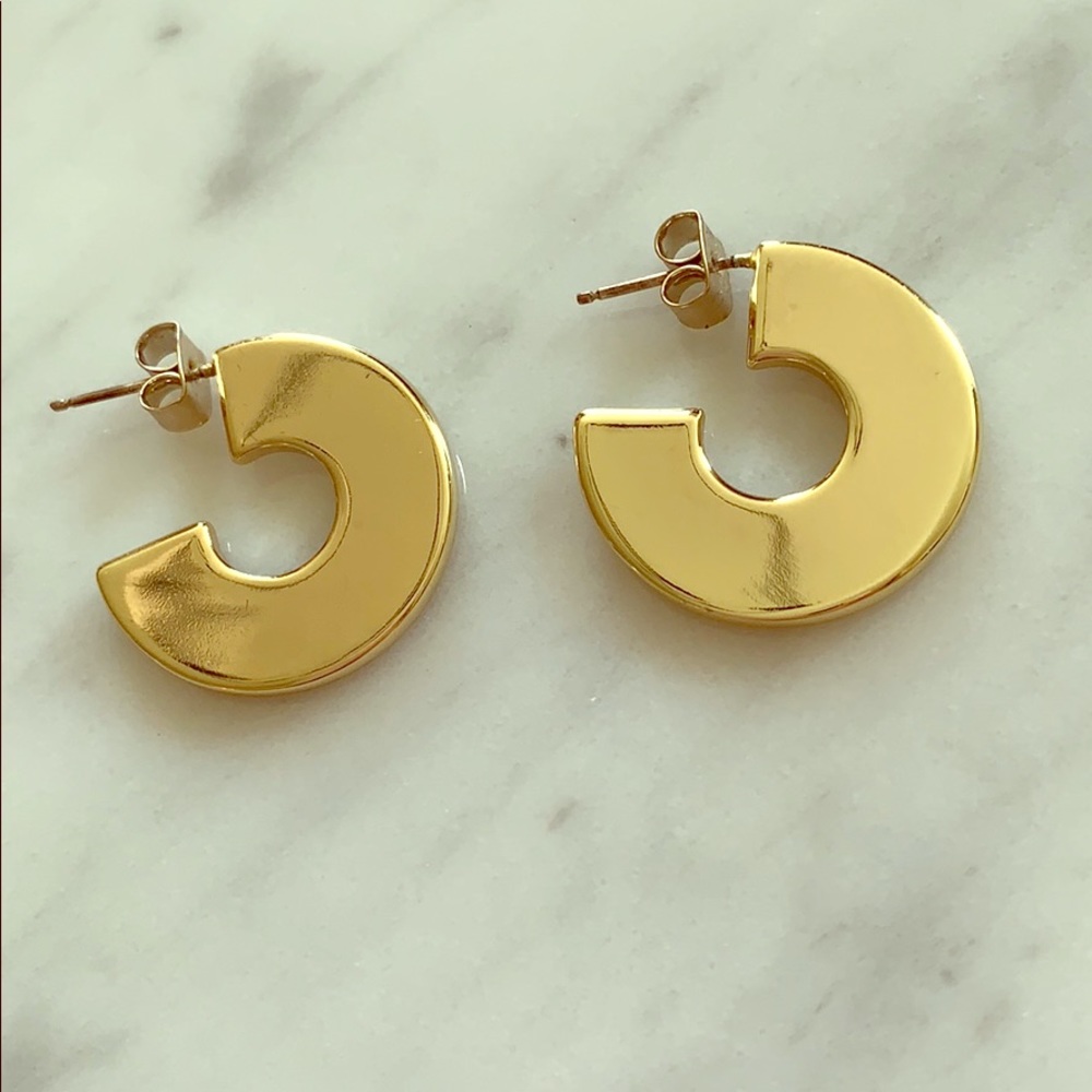 Madewell Gold Hoop Earrings